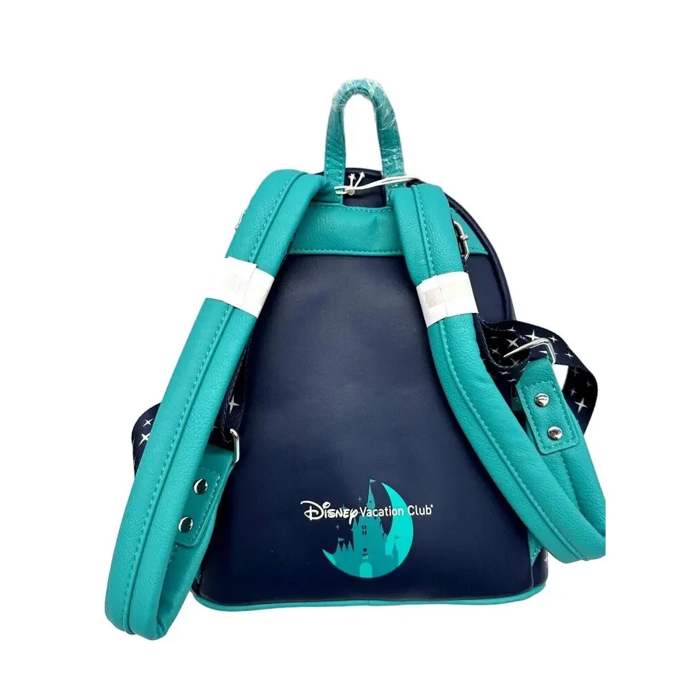 Disney Parks Vacation Club Member Loungefly Backpack DVC Mickey Icon Castle GITD